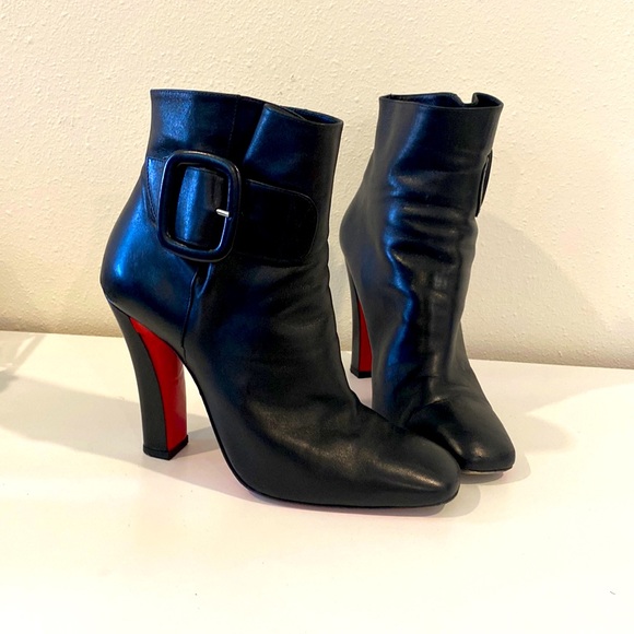 Christian Louboutin Shoes - Christian Louboutin black leather boot